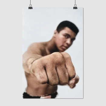 Постер Боксер Мохаммед Алі, Кассіус Клей, Muhammad Ali, A3 42×28 см (id4562)