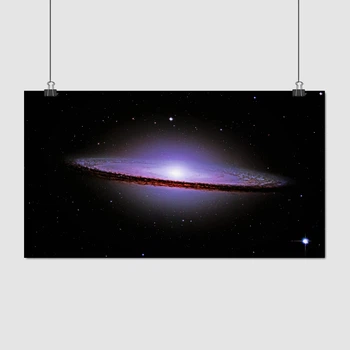 Постер Галактика Сомбреро, Sombrero Galaxy, A3 23×42 см (id2185)