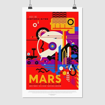 Постер Марс, Mars, A3 42×28 см (id0911)