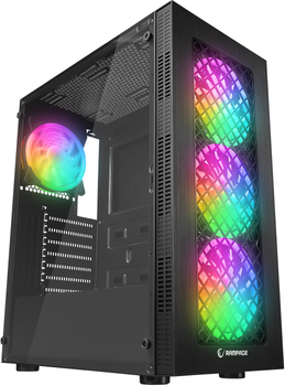 Obudowa Rampage Plaid V1 Black (PLAIDV1)
