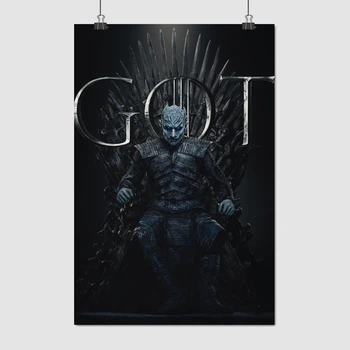 Постер Ледяной Король на Железном Троне, GoT, Game of Thrones, A3 42×28 см (id3318)