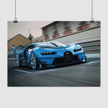Постер Бугатти Вейрон, Bugatti Veyron, A3 30×42 см (id3894)