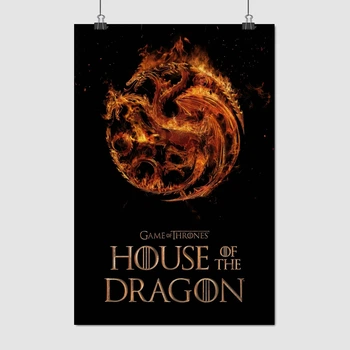 Постер Дім дракона, серіал, House of the Dragon, A2 60×40 см (id6548)