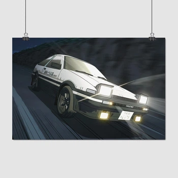 Постер Инициал «Ди», аниме, Initial D, A3 28×42 см (id6542)