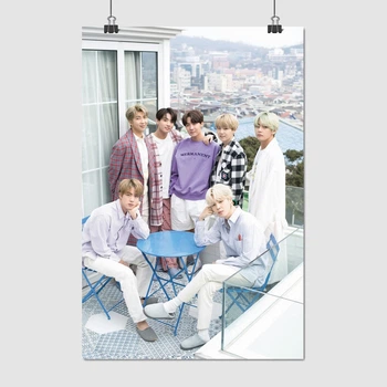 Постер БТС, групповое фото, Bangtan Boys, BTS, A0 106×71 см (id4256)