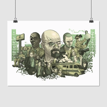 Постер Во все тяжкие, Breaking Bad, A3 30×42 см (id0968)