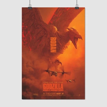 Постер Ґодзілла, кайдзю Родан, Rodan, Godzilla 2 (2019), A3 42×29 см (id3748)