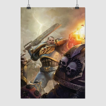 Постер Вархаммер 40000, Ультрамарин, Warhammer 40000, A3 42×30 см (id1313)