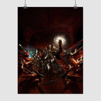 Постер Вархаммер 40000, инквизиторы, Ordo Hereticus Inquisitors, Warhammer 40000, A3 40×30 см (id1993)