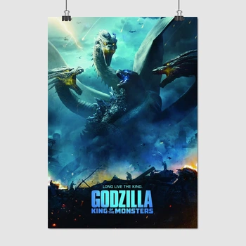 Постер Годзілла та кайдзю Гідора, Godzilla 2 (2019), A3 42×30 см (id3744)