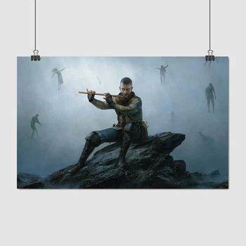 Постер Ведьмак 3. Гюнтер, Стеклянный человек, Witcher 3, Gaunter O'Dimm, A3 26×42 см (id6325)