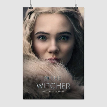 Постер Відьмак, Цірілла, Цірі, Witcher, Ciri, серіал, A3 42×28 см (id4712)