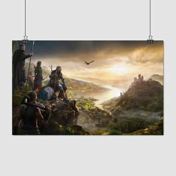 Постер Кредо ассасина, Вальгалла, Assassin's Creed, Valhalla, плакат для геймера, A3 26×42 см (id4687)
