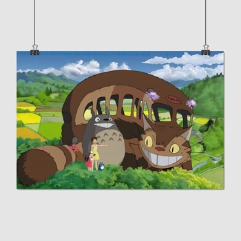 Постер Мій сусід Тоторо, Міядзакі Хаяо, Totoro (1988), A3 28×42 см (id0420)