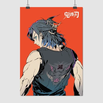 Постер Истребитель демонов, Demon Slayer: Kimetsu no Yaiba, A3 42×30 см (id5349)