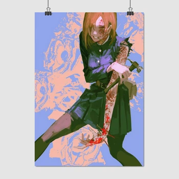 Постер Магическая Битва, Нобара Кугисаки, Jujutsu Kaisen, Sorsery Fight, A3 42×30 см (id4436)