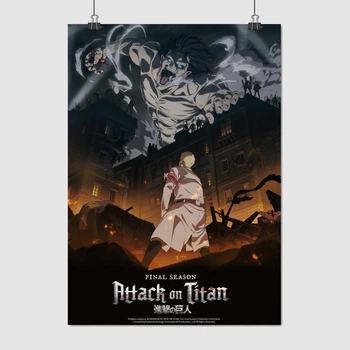 Постер Атака на титанов, Attack on Titans, A1 85×60 см (id4836)
