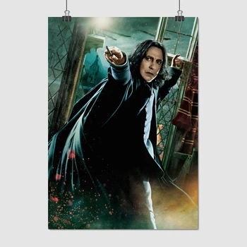 Постер Гарри Поттер и Дары Смерти, Северус Снейп, Алан Рикман, Harry Potter, A3 42×30 см (id2782)