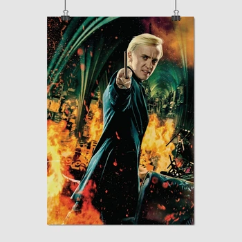 Постер Гарри Поттер и Дары Смерти, Драко Малфой, Harry Potter, A3 42×30 см (id2789)