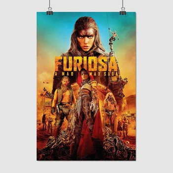 Постер Фуриоса: Хроники Безумного Макса, Furiosa: A Mad Max Saga (2024), A3 42×28 см (id6681)