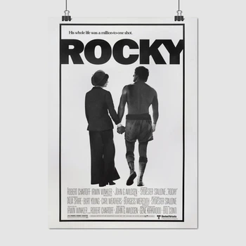 Постер Рокки, Rocky (1976), Сильвестр Сталлоне, культовое кино, A3 42×30 см (id0764)