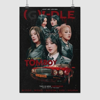 Постер (G)I-DLE, A3 42×30 см (id6239)