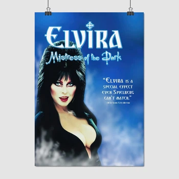 Постер Эльвира — повелительница тьмы, Elvira: Mistress Of The Dark (1988), A3 42×30 см (id6326)