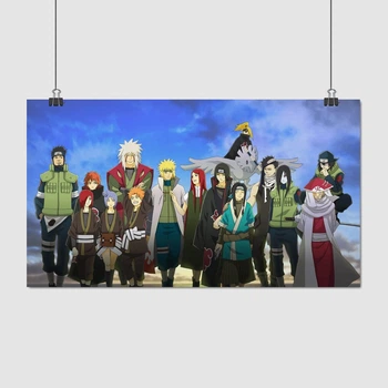 Постер Наруто, основные персонажи, Naruto, A3 24×42 см (id5027)