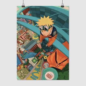 Постер Наруто, Naruto, A3 42×30 см (id6228)