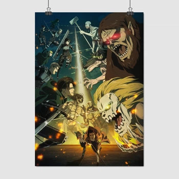 Постер Атака на титанів, Attack on Titans, A3 42×30 см (id4830)