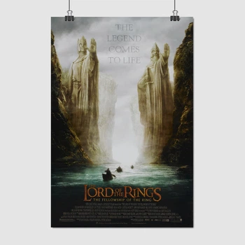 Постер Властелин колец: Братство Кольца, Lord of the Rings: Fellowship of the Ring, A3 42×28 см (id4764)