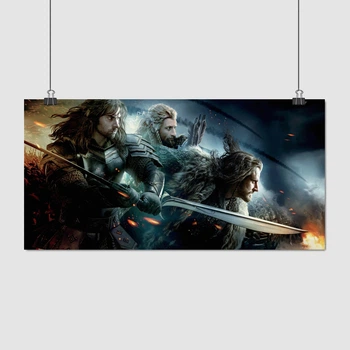 Постер Гномы Средиземья, Властелин колец, Хоббит, Hobbit, Lord Of The Rings, A2 29×60 см (id1987)