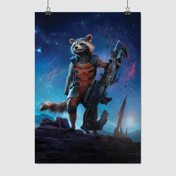 Постер Вартові Галактики, Єнот Ракета, Guardians of the Galaxy, A1 86×60 см (id0112)
