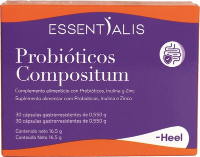 Харчова добавка Essentialis Heel Probiotics Compositum 30 капсул (8429949195981)