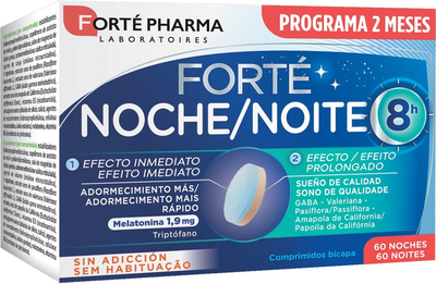 Suplement diety Forte Pharma Laboratoires Night 8H 60 tabletek (8470002110182)
