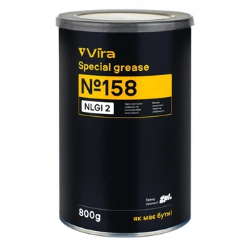 Смазка для подшипников VIRA № 158 пластичная литиевая синяя 800 г (VI0603)