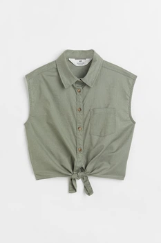 Блуза H&M 146см хакі 22081029383