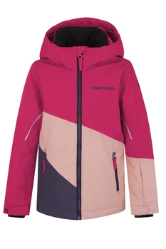 Куртка горнолыжная Hannah KIGALI JR bright rose/mellow rose детская - 10025266HHX - 110 см