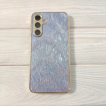 Чехол Luxury Glitter для Samsung Galaxy A56 5G / A566 Lilac-blue