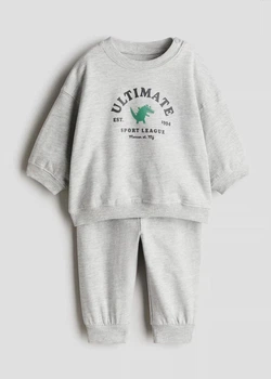 Костюм детский H&M 86 см серый