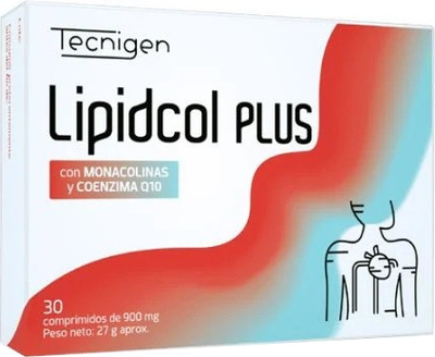 Харчова добавка OTC TecniGen Lipidcol 30 таблеток (8470002003071)