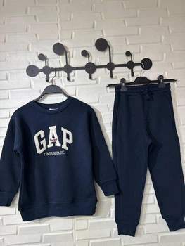 Спортивный флисовый костюм для мальчика GAP 128 см темно-синий