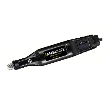 Мини гравер фрезер с регулятором оборотов JangkLife 9V + комплект насадок 28шт Black (500165)
