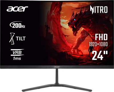 Монітор 23.8" Acer Nitro KG240YX1bmiipx (UM.QX0EE.110)