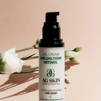 Гель-крем с азелоглицином и ретинолом Gel cream azeloglycine retinol AG Skin 50 мл
