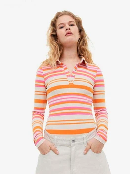 Боди-футболка женская H&M 1124114001c29 M Разноцветная (1000000052591)