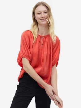 Блузка жіноча H&M 1144784001c33 L Помаранчева (KC1000000052670)