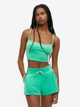 Топ женский H&M 1144186004c33 S Зеленый (KC1000000052704)