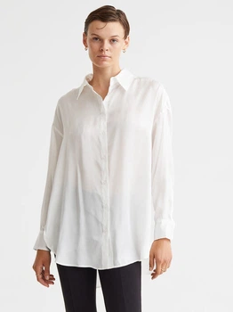 Рубашка женская H&M 1085808002c33 M Белая (KC1000000052779)