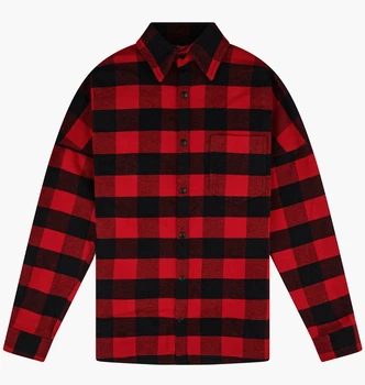 Рубашка Palm Angels Classic Logo Overshirt Red/Black PMGA024C99FAB0012501 M